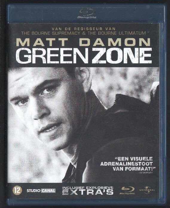 Green Zone. Blu-ray., Cd's en Dvd's, Ophalen of Verzenden, Gebruikt, Thrillers en Misdaad