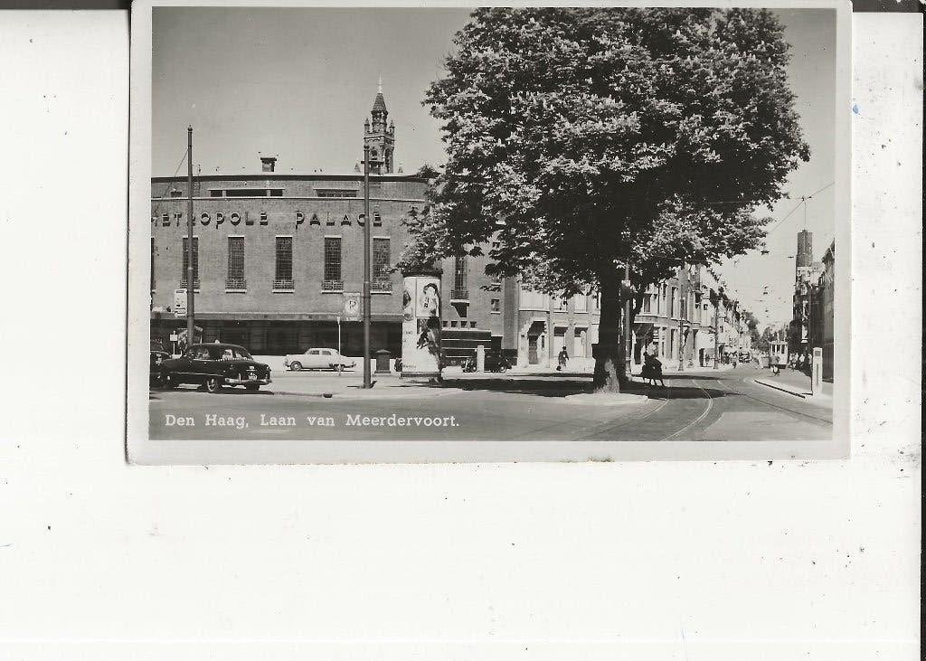 Den Haag Laan van Meerdervoort Bioscoop Metropole Palace, Ophalen of Verzenden, 1940 tot 1960, Ongelopen, Zuid-Holland