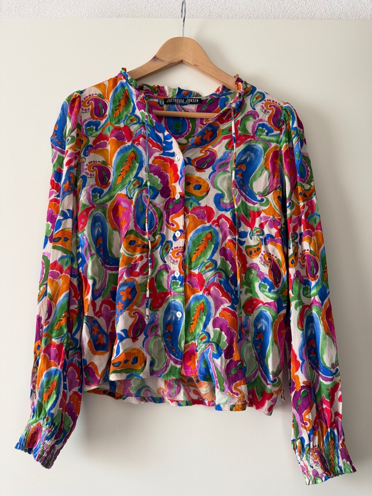 Juffrouw Jansen Amsterdam Blouse - Maat S, Ophalen of Verzenden, Gedragen, Maat 36 (S), Meerkleurig