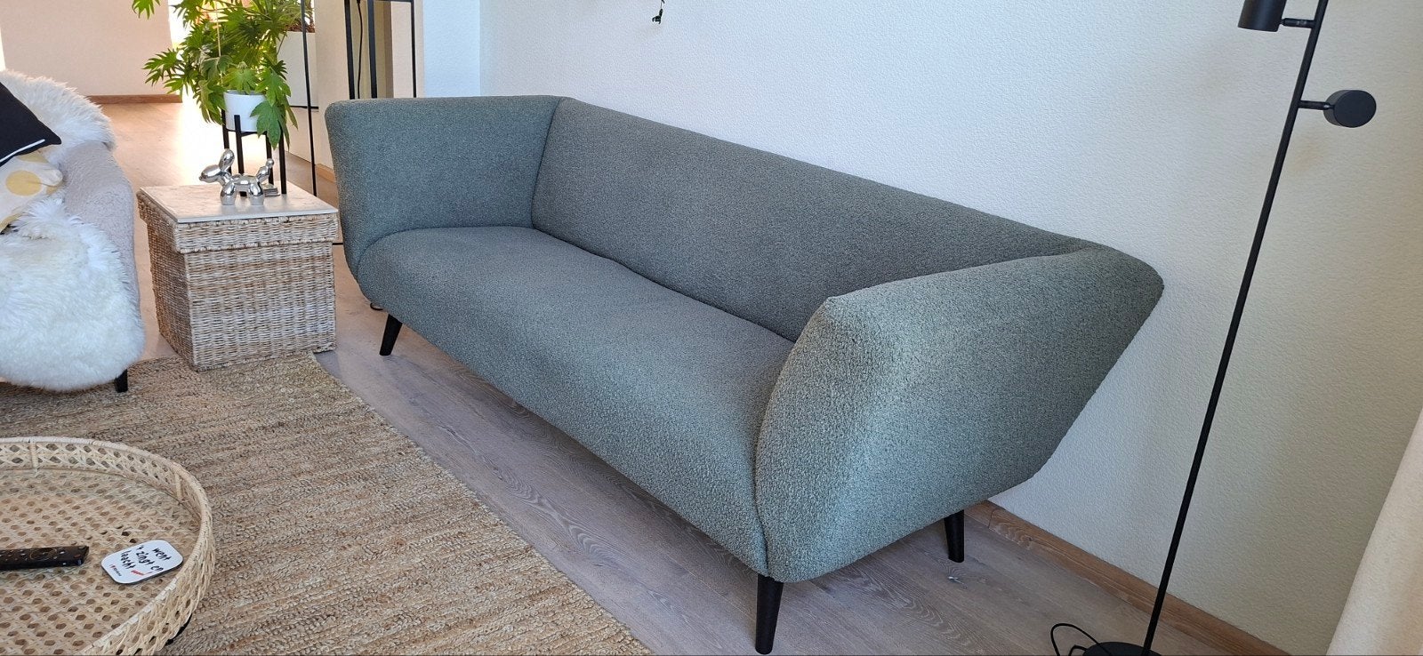 3 Zits bank modern strak, Huis en Inrichting, Banken | Bankstellen, Ophalen, Tweepersoons, 75 tot 100 cm, Zo goed als nieuw