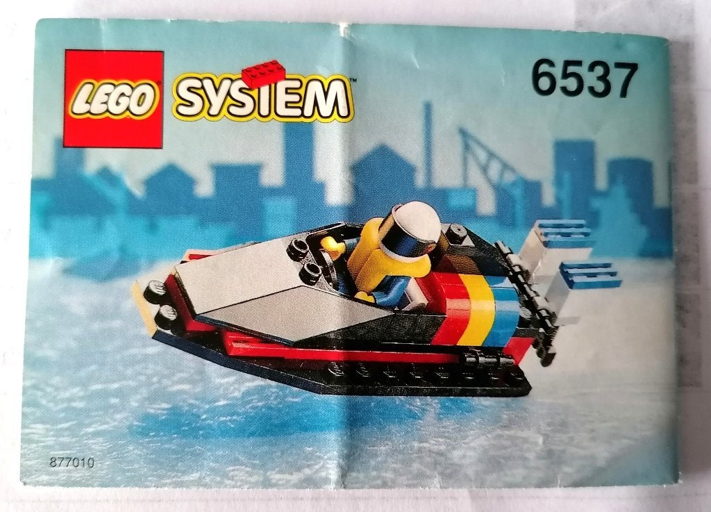 Lego set 6537 (1994) - Hydro racer met originele instructie., Gebruikt, Lego, Ophalen of Verzenden, Inclusief instructies