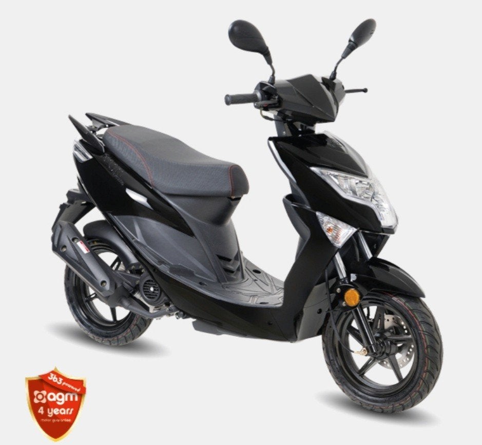 AGM Brash Scooter - Zwart, Zo goed als nieuw, Ophalen, Zo goed als nieuw, Benzine, Overige merken