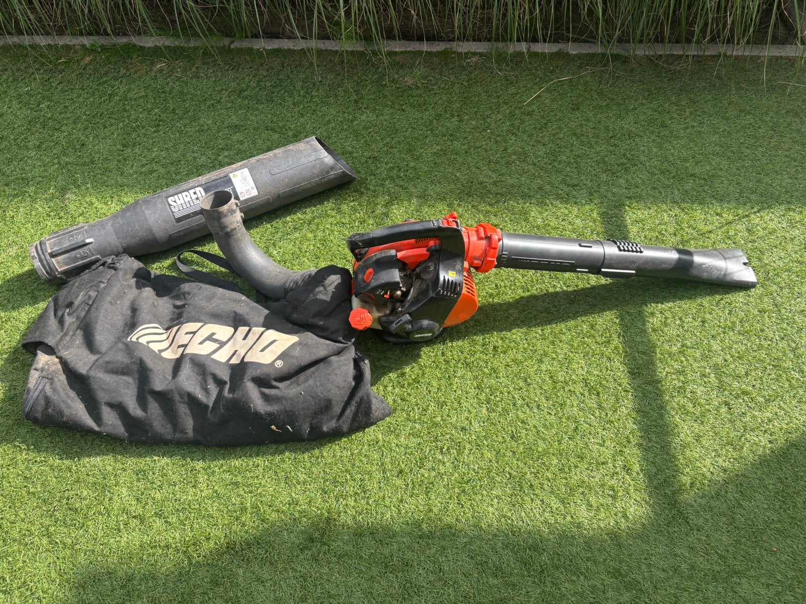 Echo bladblazer/zuiger, Ophalen, Benzine, Gebruikt, Met opvangzak