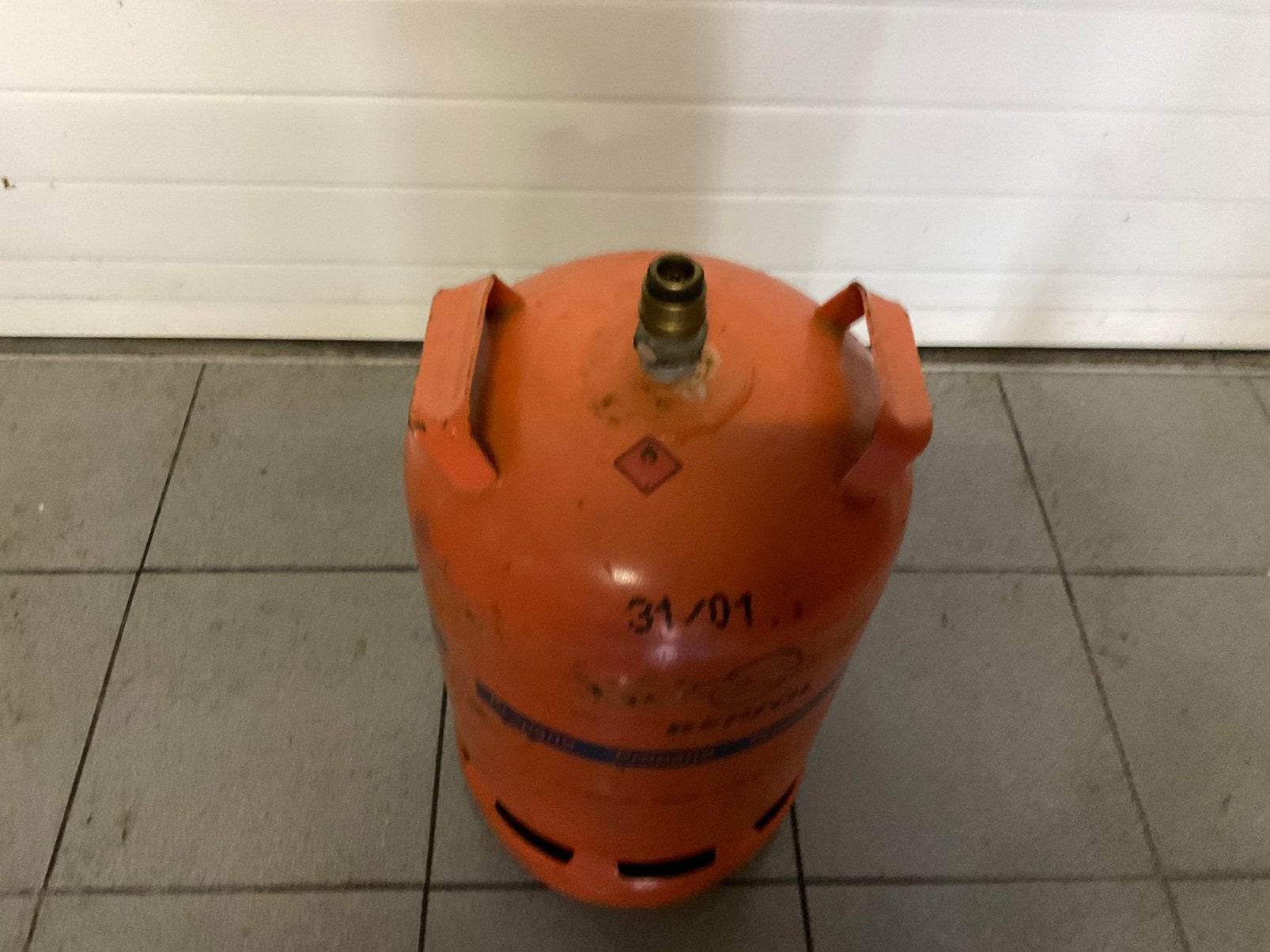 Spaanse gasfles, Ophalen, Gebruikt