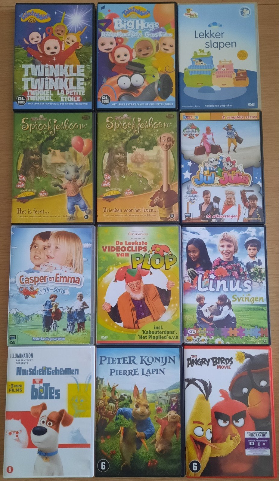 DVD's voor  kinderen, o.a Sprookjesboom, Teletubbies, Alle leeftijden, Ophalen of Verzenden, Zo goed als nieuw
