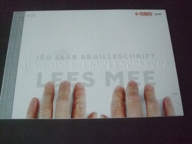 Prestige boekje Braille nr 23 gestempeld leuk, Postzegels en Munten, Verzenden, Na 1940, Gestempeld