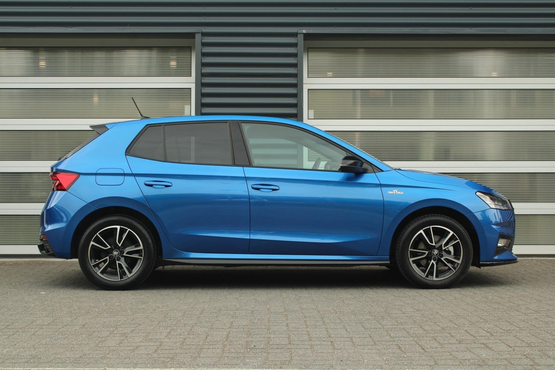 Skoda Fabia 1.0 TSI 115pk DSG Monte Carlo | Cruise Control A, 12 maanden, Gebruikt, Euro 6, Blauw