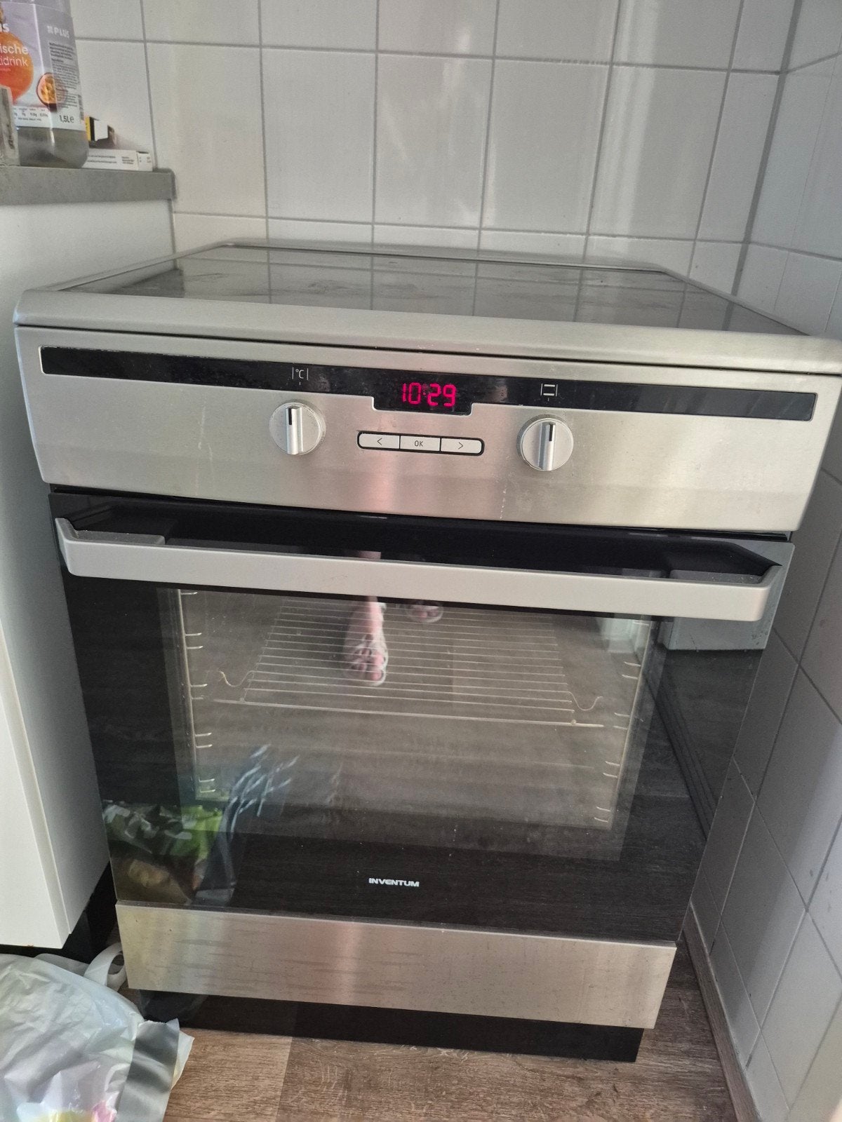 Inventum Vrijstaand Inductie Fornuis met Oven - Energieklass, Ophalen, 60 cm of meer, 4 kookzones, Zo goed als nieuw