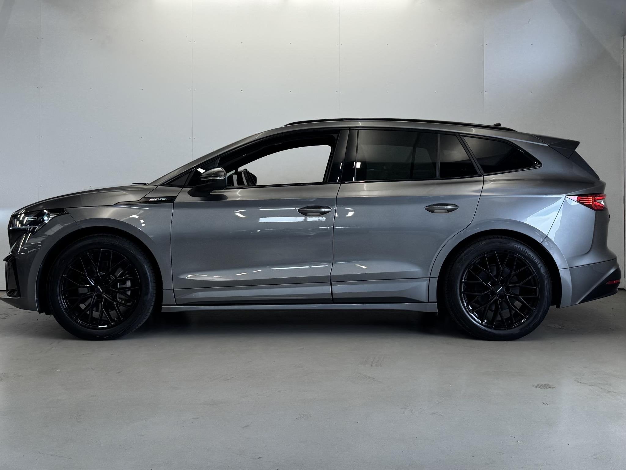 Skoda Enyaq iV 80 Sportline | NL-auto | Matrix-LED | Elektr, Auto's, Skoda, 12 maanden, Achterwielaandrijving, Gebruikt, Zwart