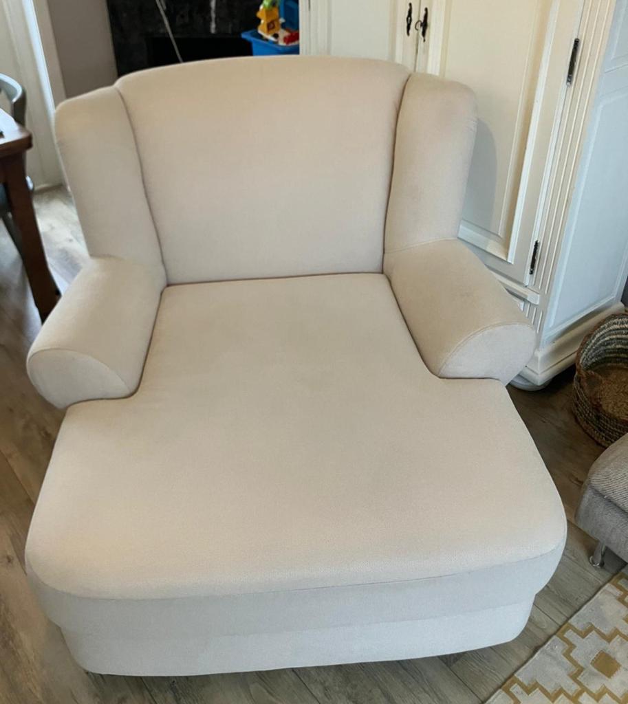 Fauteuil XXL loveseat izgst, Ophalen, Tweepersoons, 75 tot 100 cm, Zo goed als nieuw