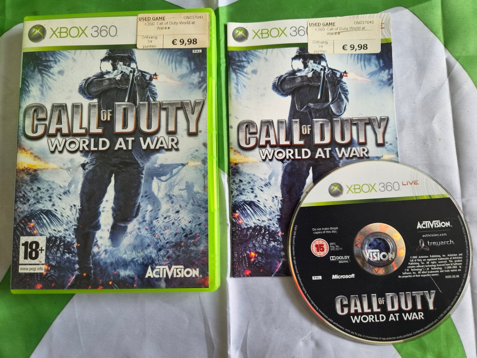 Call Of Duty World At War - Xbox 360, Vanaf 18 jaar, Shooter, Verzenden, 1 speler