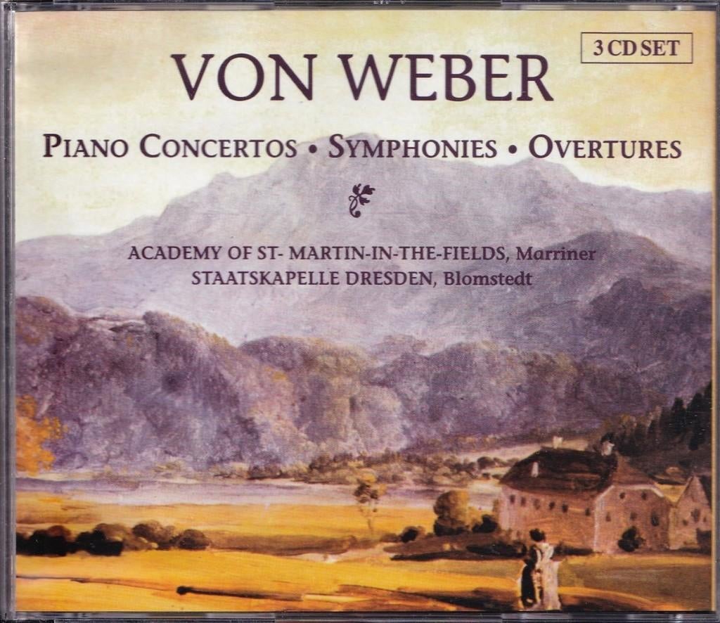 carl maria von weber 3 cd, Verzenden, Romantiek, Zo goed als nieuw, Opera of Operette