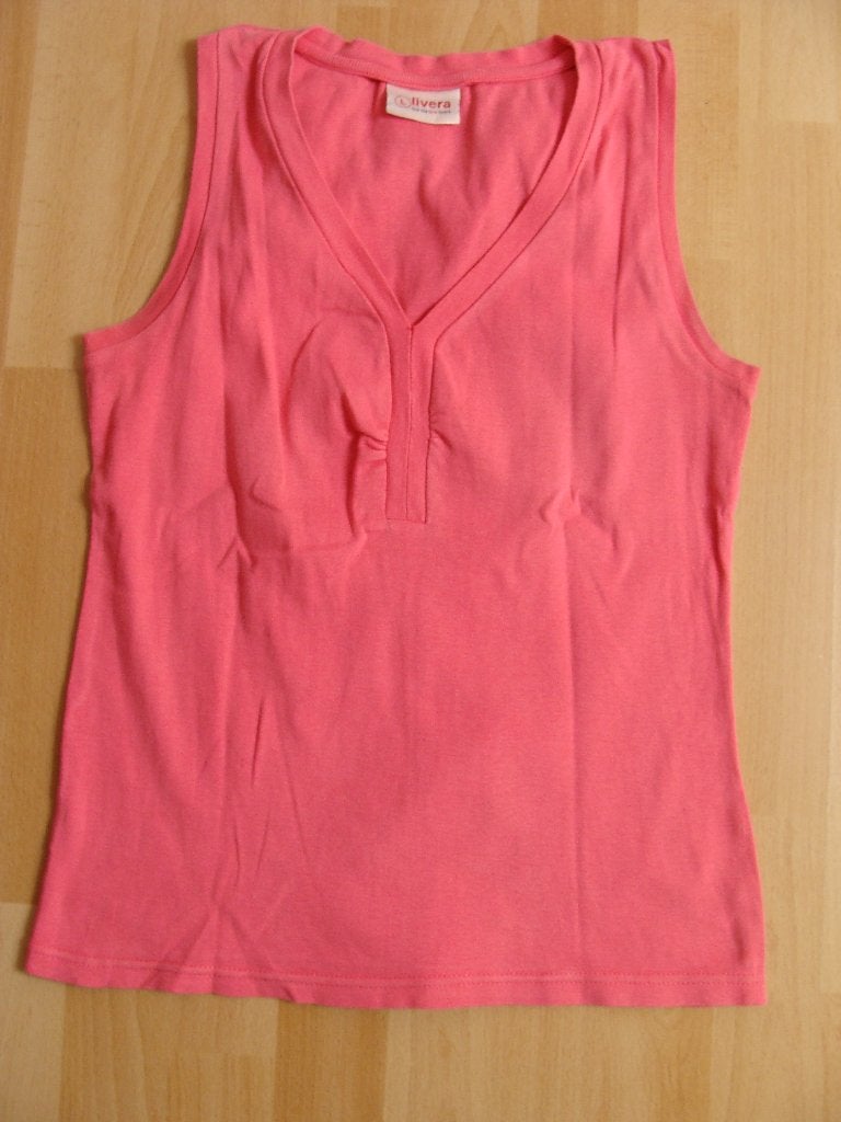 Roze top *Livera*, Maat 42/44 (L), Ophalen of Verzenden, Roze, Zonder mouw