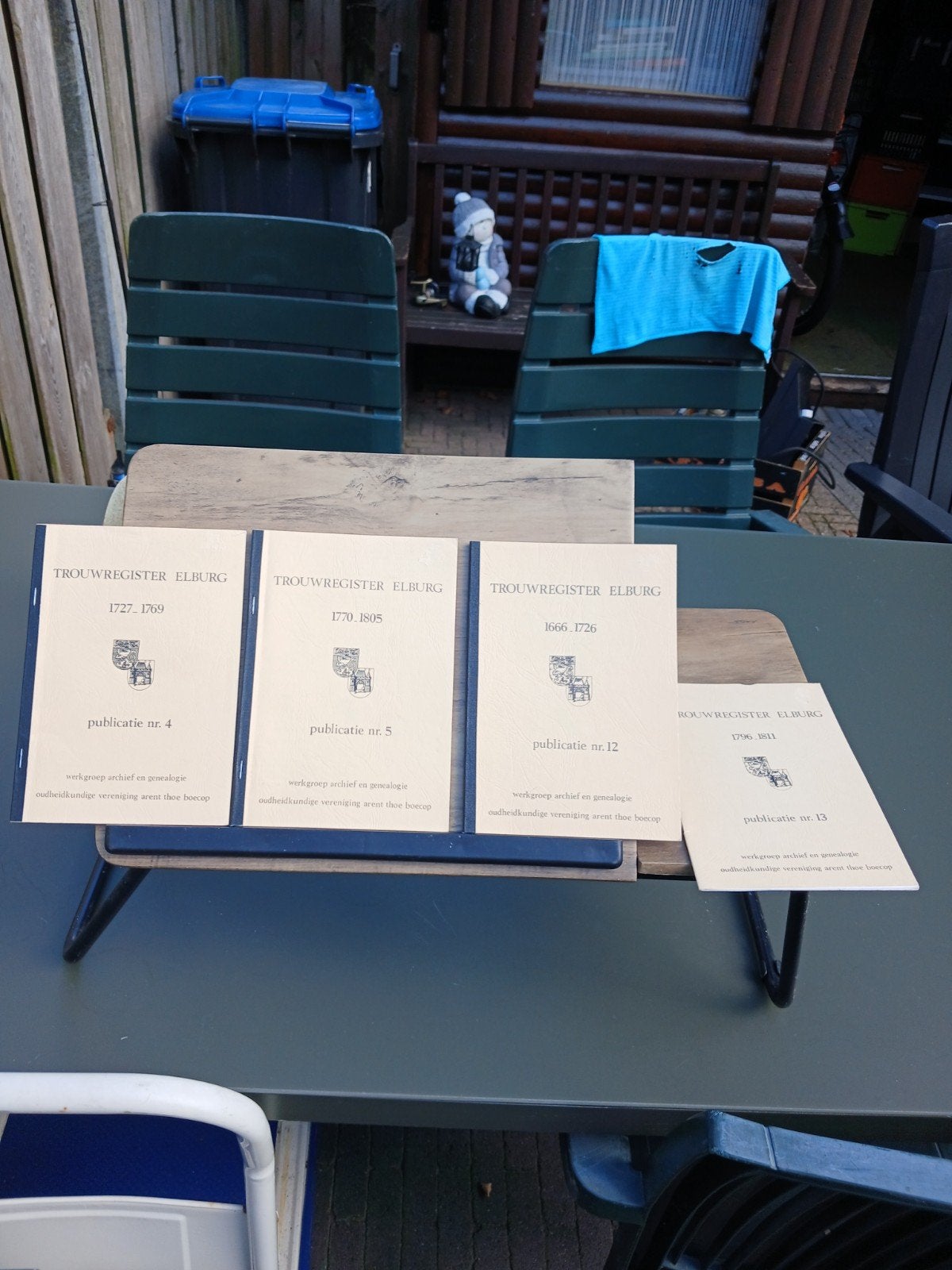 Trouwregister Elburg - Complete set van 4 publicaties, Boeken, Ophalen of Verzenden, 17e en 18e eeuw, Zo goed als nieuw, Werkgroep archief en genealogie
