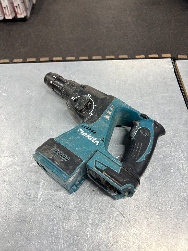 Makita DHR243 Combihamer | Gebruikt zonder accu, Gebruikt, ., Ophalen of Verzenden, .