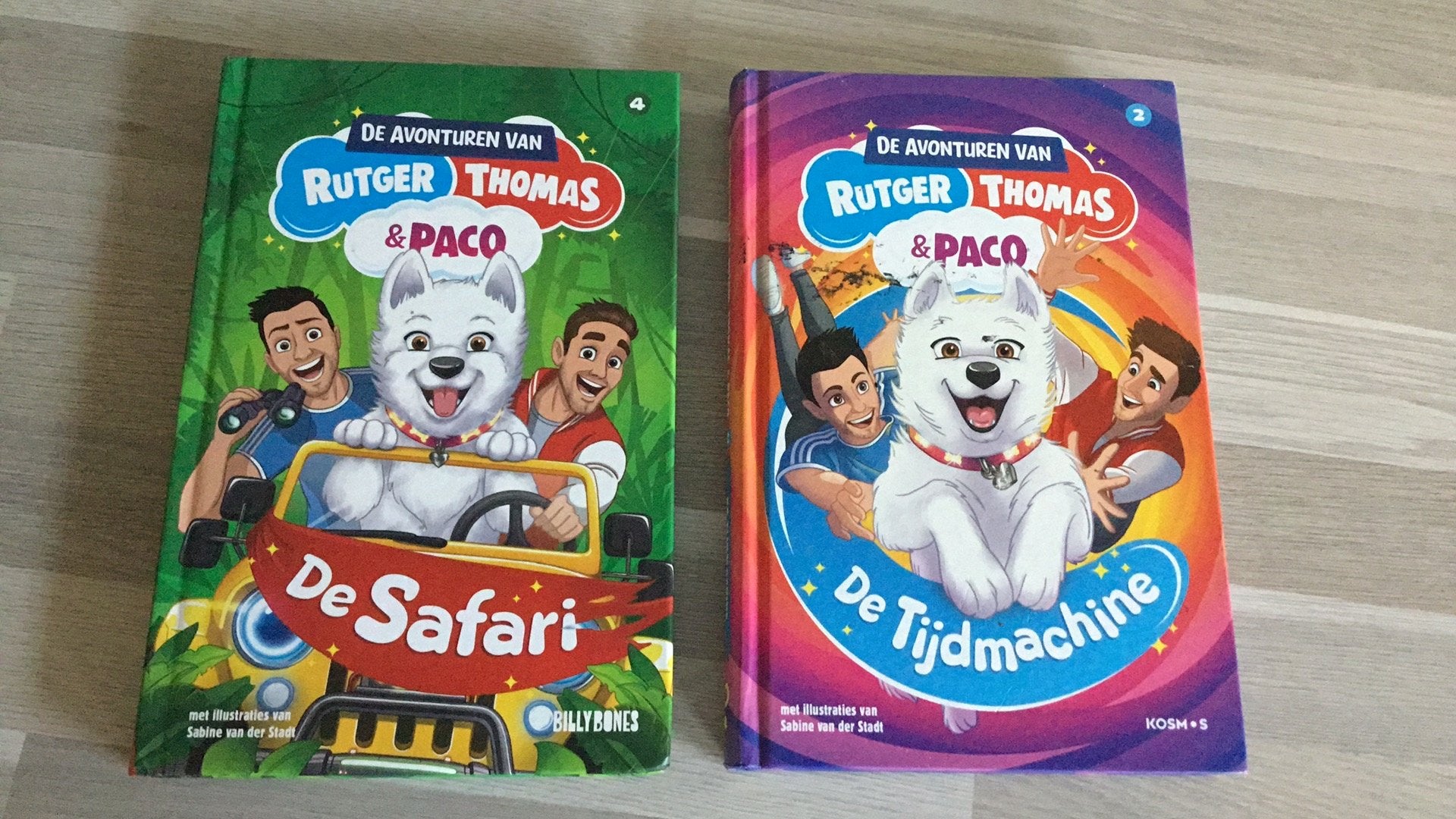 Rutger, Thomas & Paco: 'De Tijdmachine' en 'De Safari', Ophalen, Zo goed als nieuw, Fictie algemeen