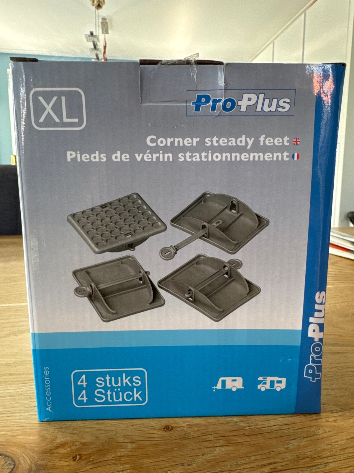 Stabilisatievoeten voor caravan of camper (3 stuks), Ophalen of Verzenden, Nieuw