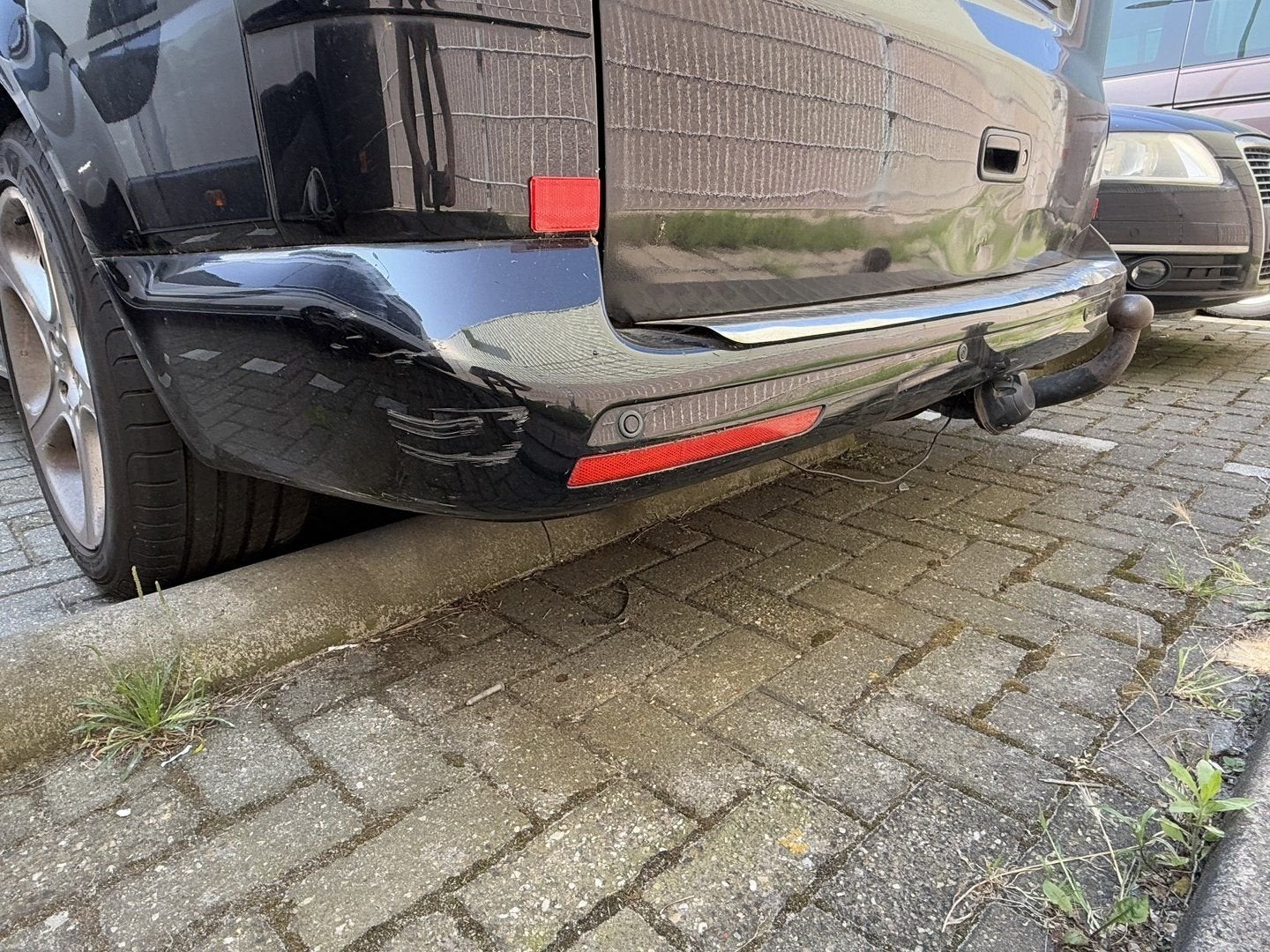 Volkswagen T5.1 GP achterbumper LC9X zwart met pdc, Ophalen, Gebruikt, -, Volkswagen