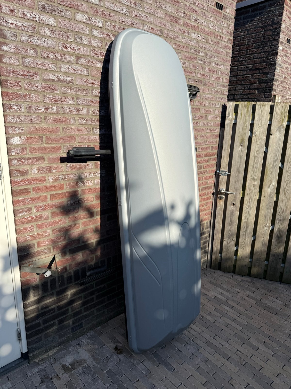 Karrite 600 liter dakkoffer, Ophalen, Gebruikt