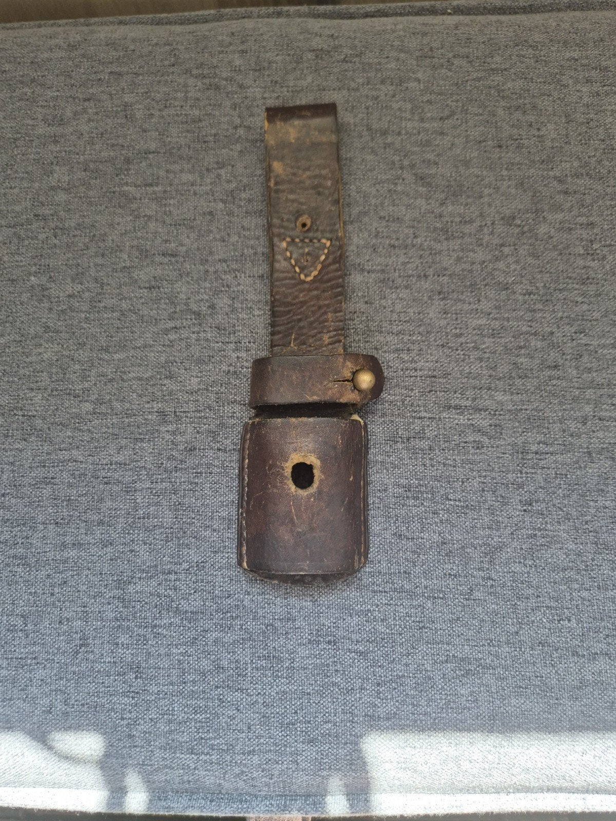 Origineel WO2 Duitse K98 bajonethouder vroeg model, Ophalen of Verzenden, Duitsland