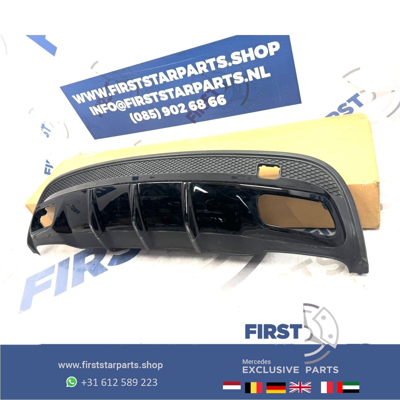 W156 GLA45 AMG Diffuser A1568853025 Mercedes GLA 45 2013-201, Gebruikt, -, Ophalen of Verzenden, -