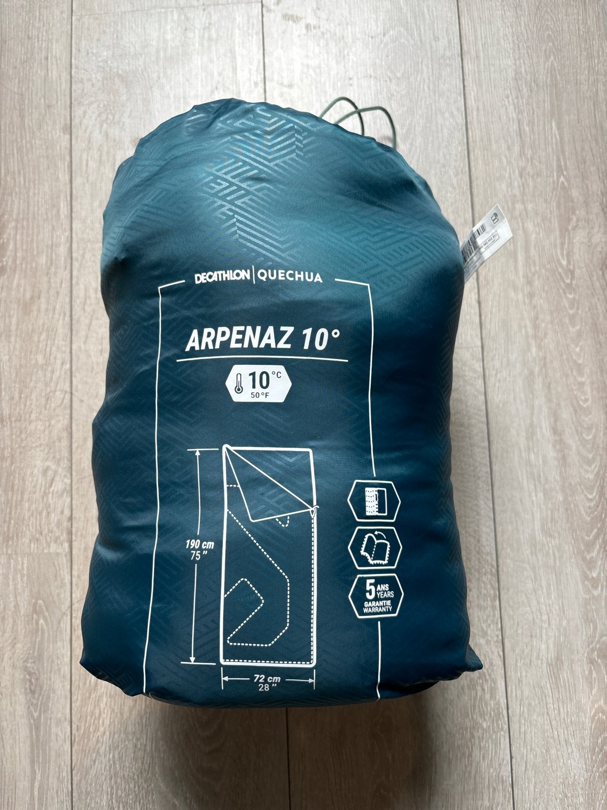 Decathlon Quechua Arpenaz 10 Slaapzak - Zo goed als nieuw, Ophalen of Verzenden, Zo goed als nieuw