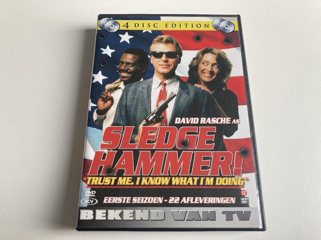 Sledge Hammer Seizoen 1 DVD (2) dvd, Alle leeftijden, Ophalen of Verzenden, Zo goed als nieuw, Komedie