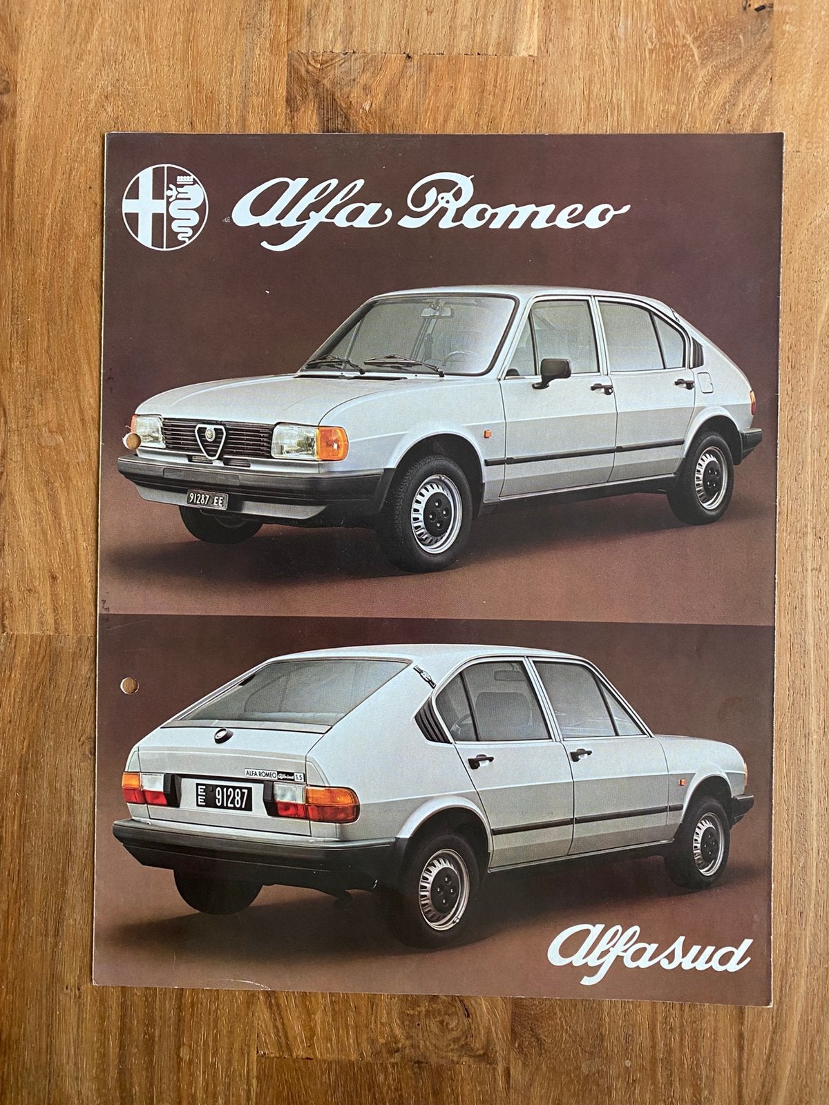 Folder Alfasud (duits), Ophalen of Verzenden, Gelezen, Alfa Romeo