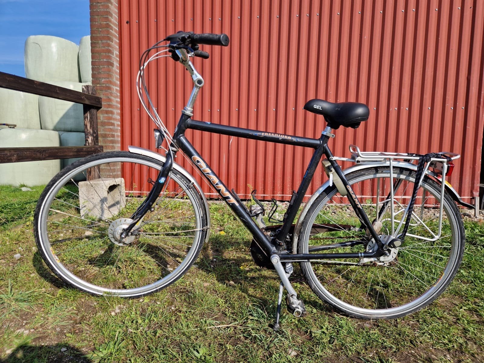 Giant Free Rider Herenfiets - 57 cm frame, Ophalen, Gebruikt, Velgrem, Versnellingen