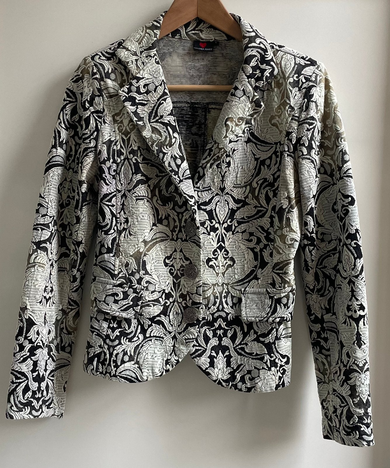 Prachtige blazer van Helena Hart - maat S, Maat 38/40 (M), Zwart, Ophalen of Verzenden, Zo goed als nieuw