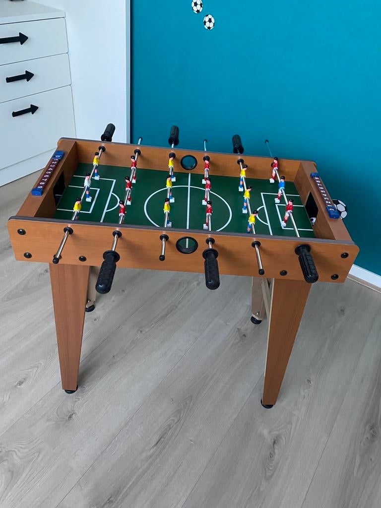 Kinder voetbaltafel zo goed als nieuw, Ophalen, Zo goed als nieuw