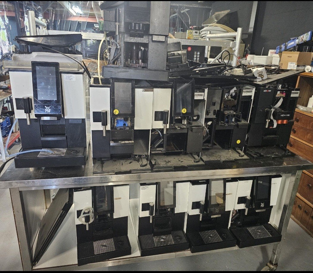 WMF 1100 Koffiemachines - 10 stuks, diversen, niet compleet, Ophalen, Gebruikt, Espresso apparaat, 10 kopjes of meer