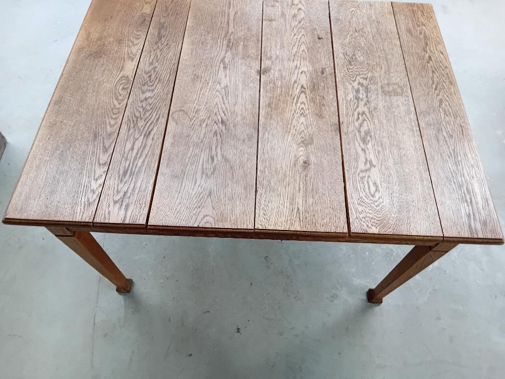 tafeltje oud hollands te koop, Ophalen, Gebruikt, 100 tot 150 cm, Eikenhout