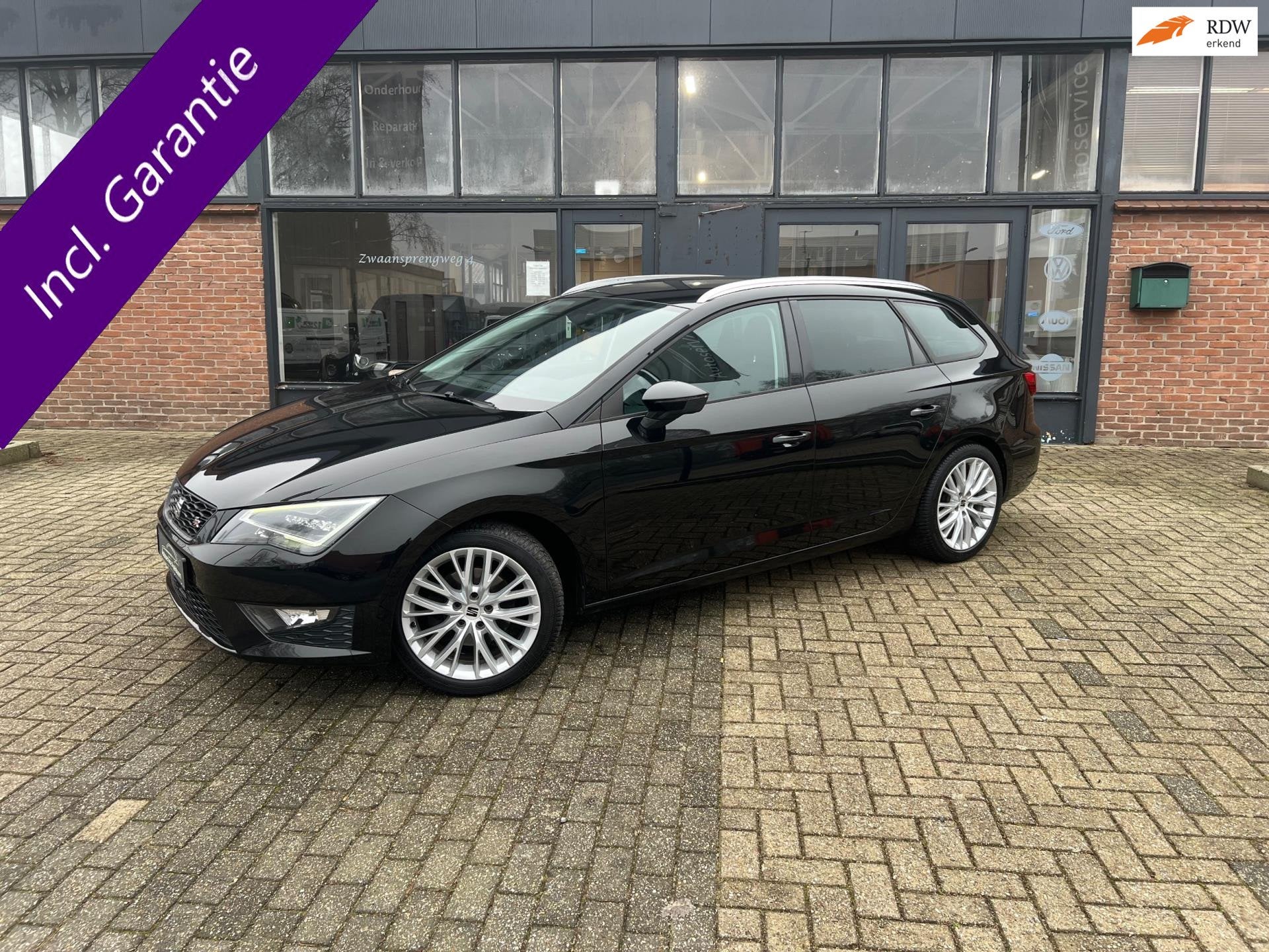 SEAT Leon ST 1.4 EcoTSI FR Connect, Cruise control, Led, Auto's, Voorwielaandrijving, Stof, Gebruikt, Zwart