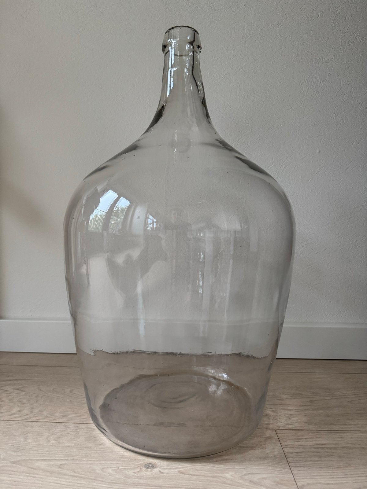 Grote glazen fles, 56 cm hoog, Ophalen, Overige kleuren, 56 cm, Glas