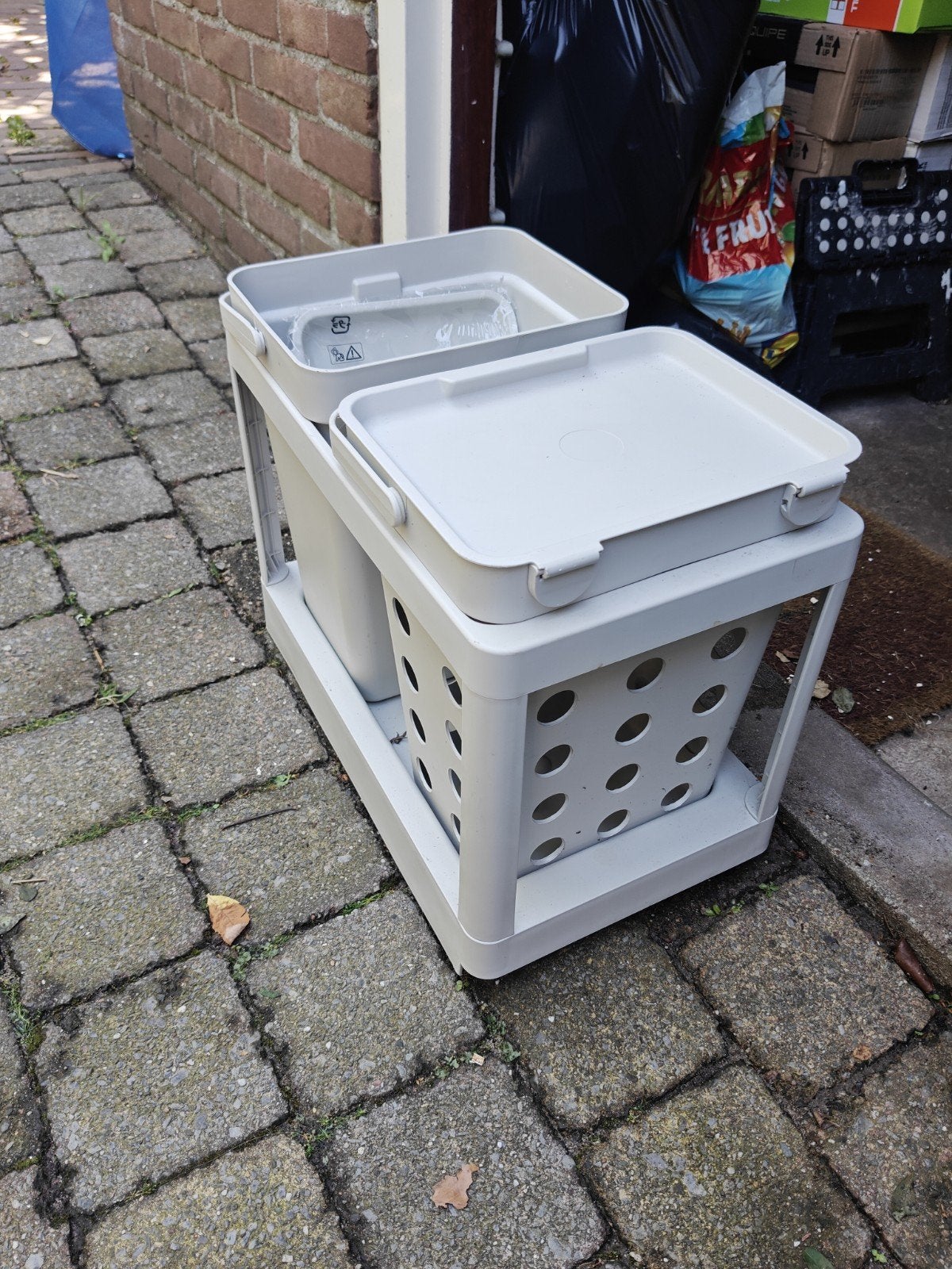 IKEA Utrusta afvalemmer systeem, Ophalen, Kunststof, Gebruikt, 5 – 50