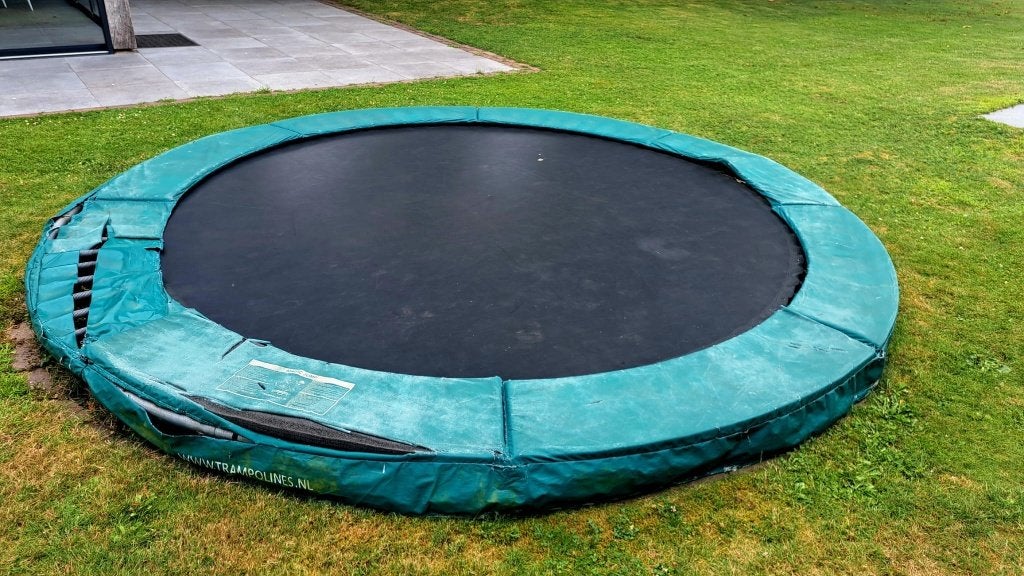 trampoline gratis, Ophalen, Gebruikt