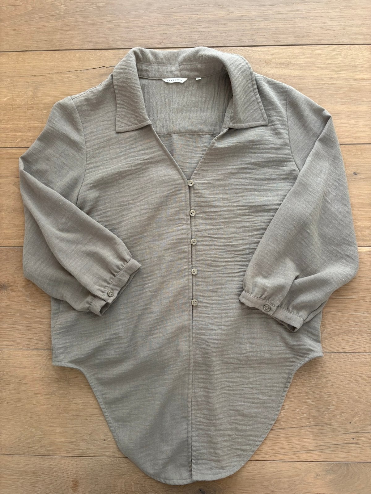Yaya blouse, Ophalen of Verzenden, Zo goed als nieuw, Maat 38/40 (M), Beige