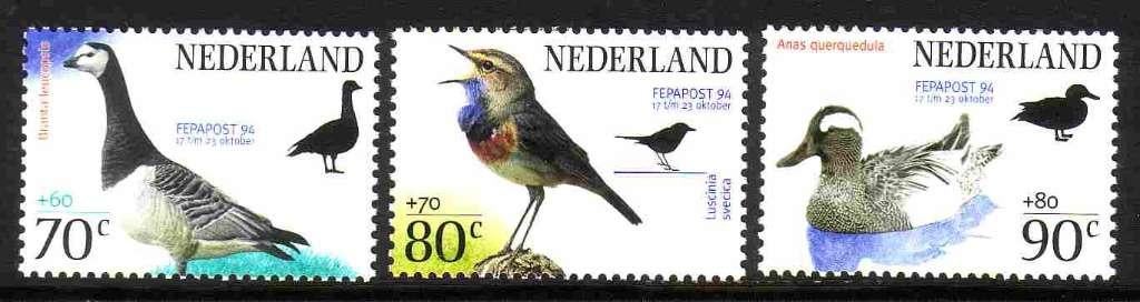 Nederland 1994 1598/1600 Fepapost, Postfris, Ophalen of Verzenden, Na 1940, Postfris