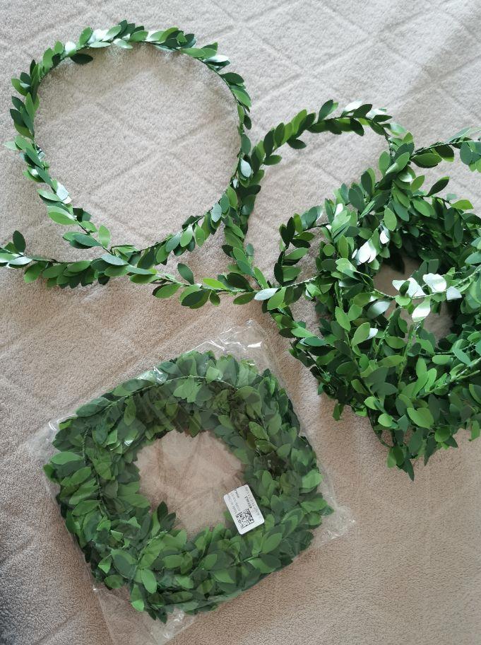 Groene Bladeren Kunst Guirlande / Kunstplant Slinger Klimop, Verzenden, Nieuw, Kunstplant