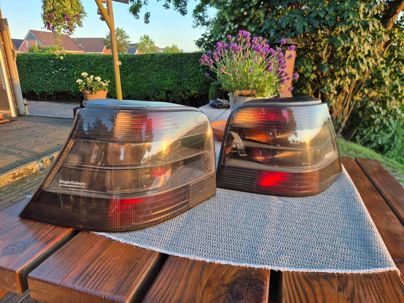 Golf MK4 Hella Magic Colours achterlichten zwart, Ophalen of Verzenden, Gebruikt, Volkswagen