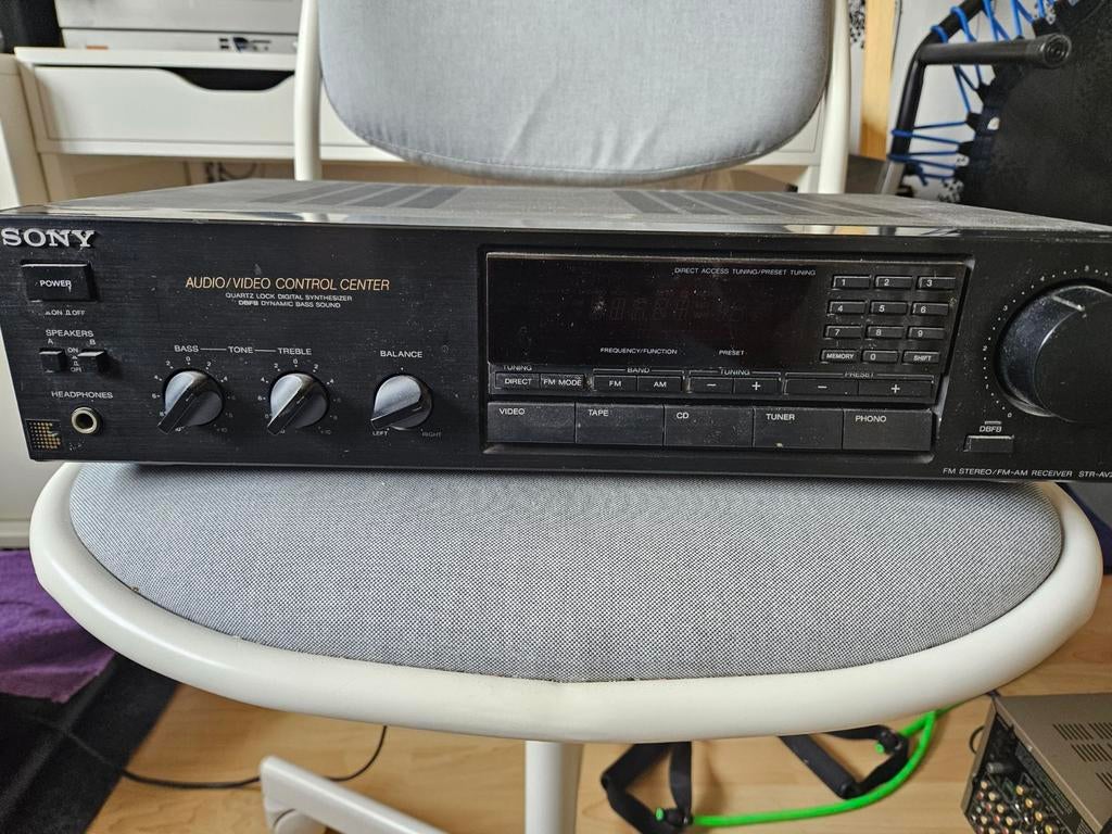 Sony STR-AV210 Stereo Receiver - Vintage Audio/Video, Gebruikt, Ophalen of Verzenden, Sony, Minder dan 60 watt