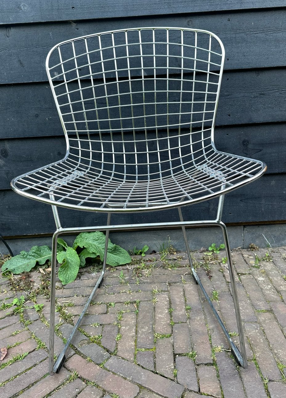 Stijlvolle metalen stoel - Modern design, Ophalen, Gebruikt, Overige kleuren, Metaal