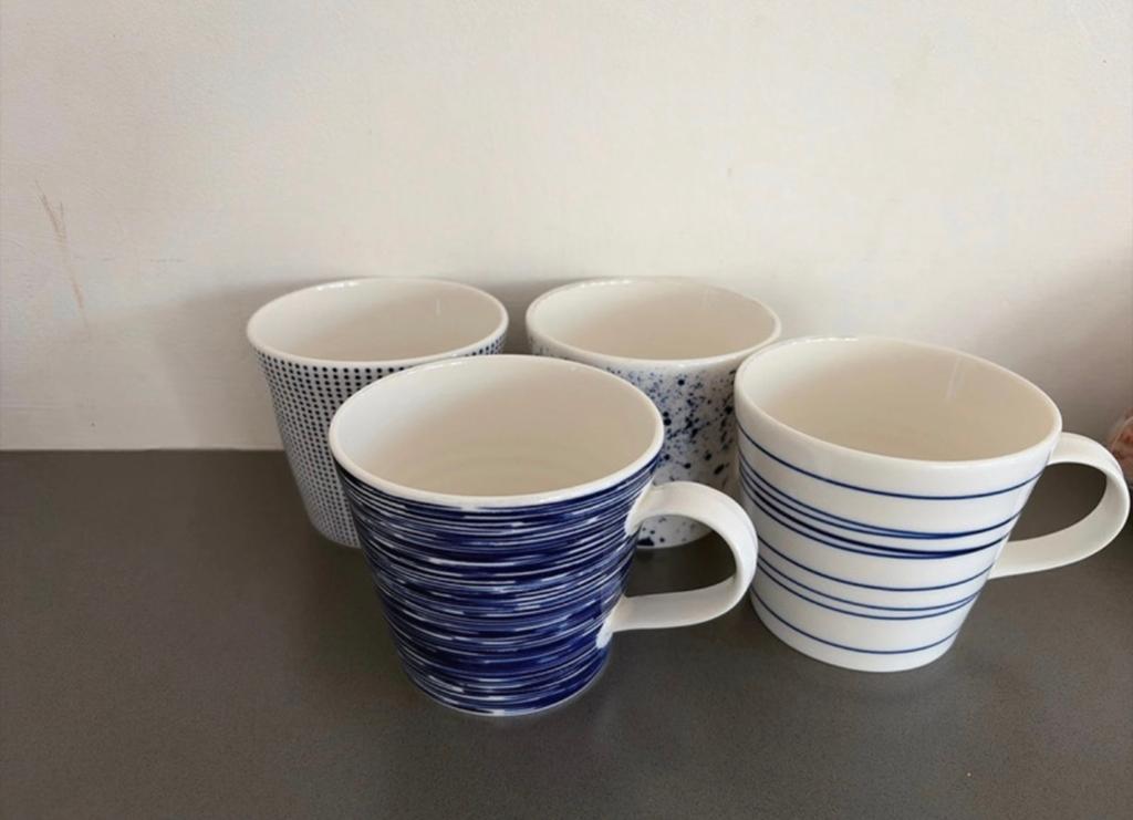 Royal doulton pacific, Ophalen of Verzenden, Zo goed als nieuw, Overige stijlen, Kop(pen) en/of Schotel(s)