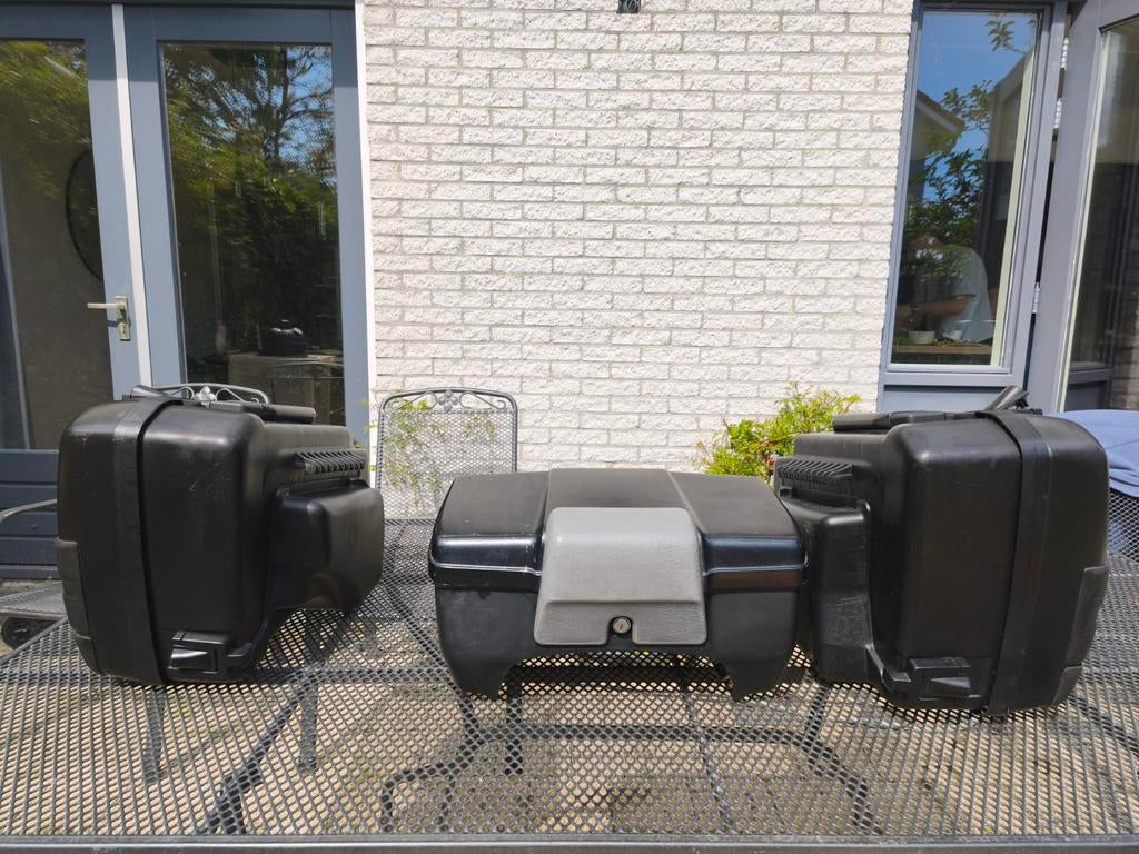 BMW Motorfiets Koffers en Topkoffer Set, Motoren, Accessoires | Koffers en Tassen, Ophalen, Gebruikt