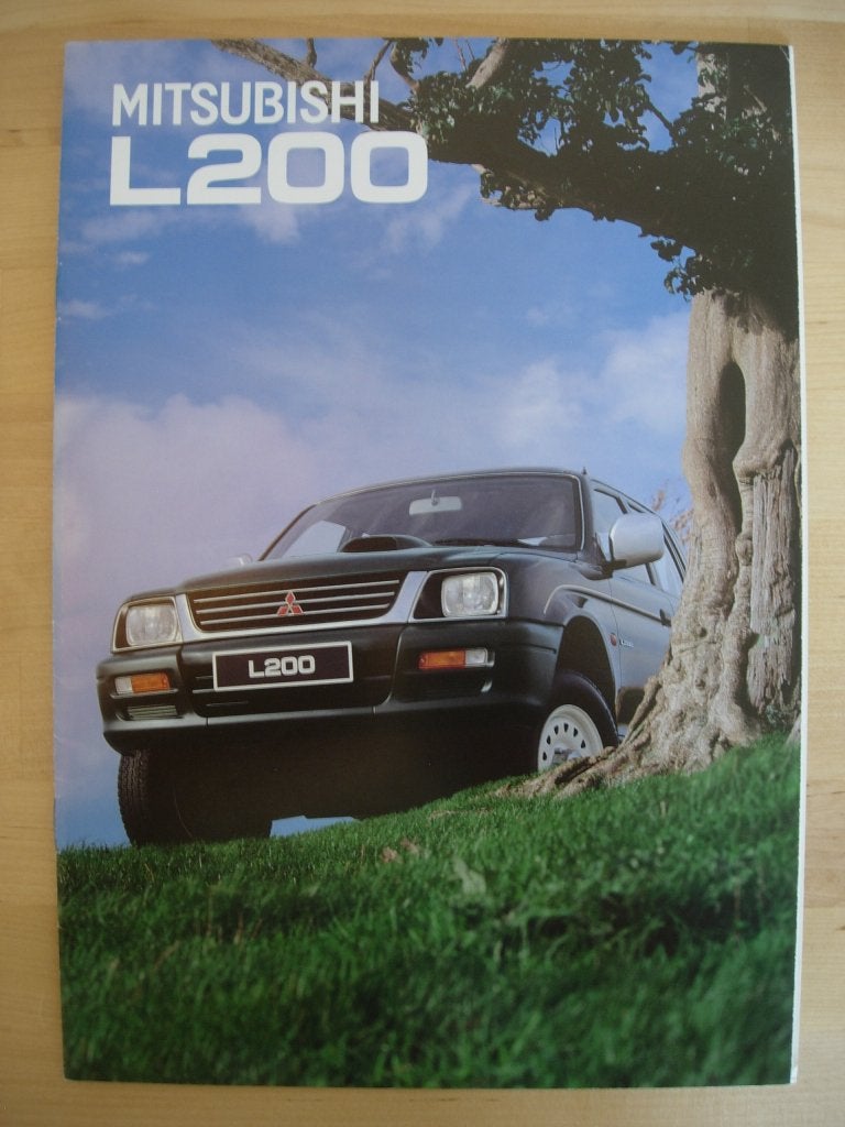 Mitsubishi L200 Pick-Up Brochure 1996 – Pickup L-200, Mitsubishi, Ophalen of Verzenden, Mitsubishi, Zo goed als nieuw
