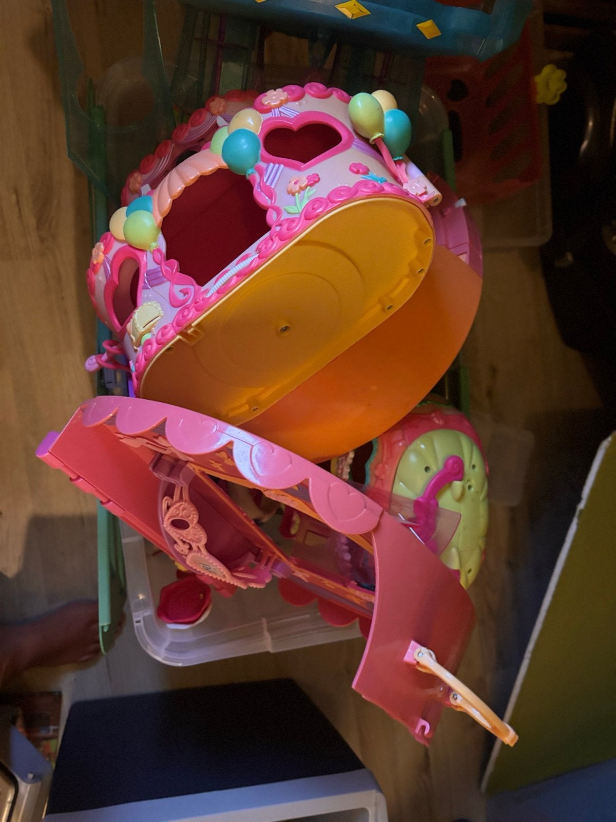 Grote bak vol My Little Pony speelgoed, Ophalen, Gebruikt