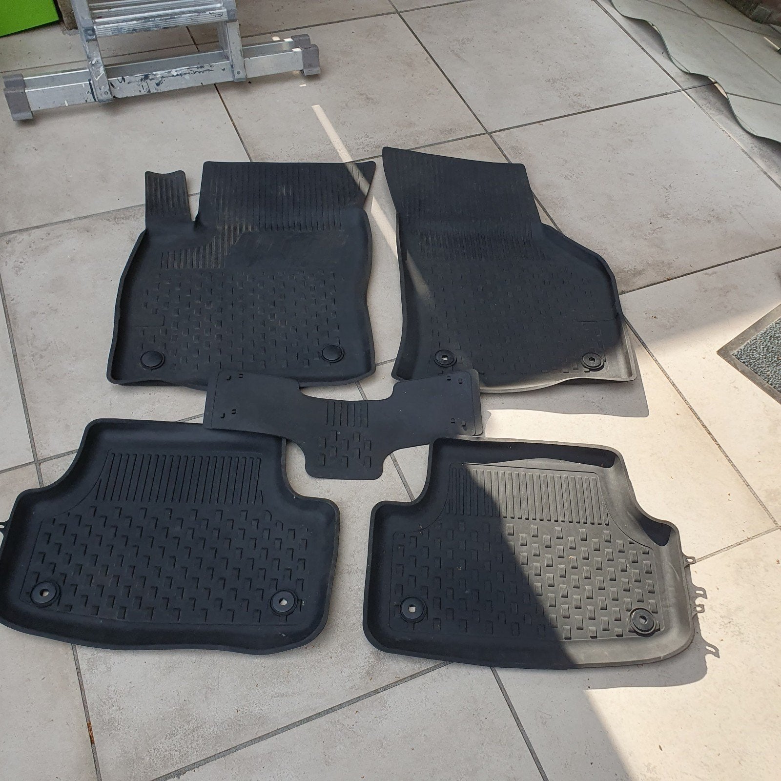 Rubberen automatten set voor golf 7 te koop, Ophalen of Verzenden, Gebruikt