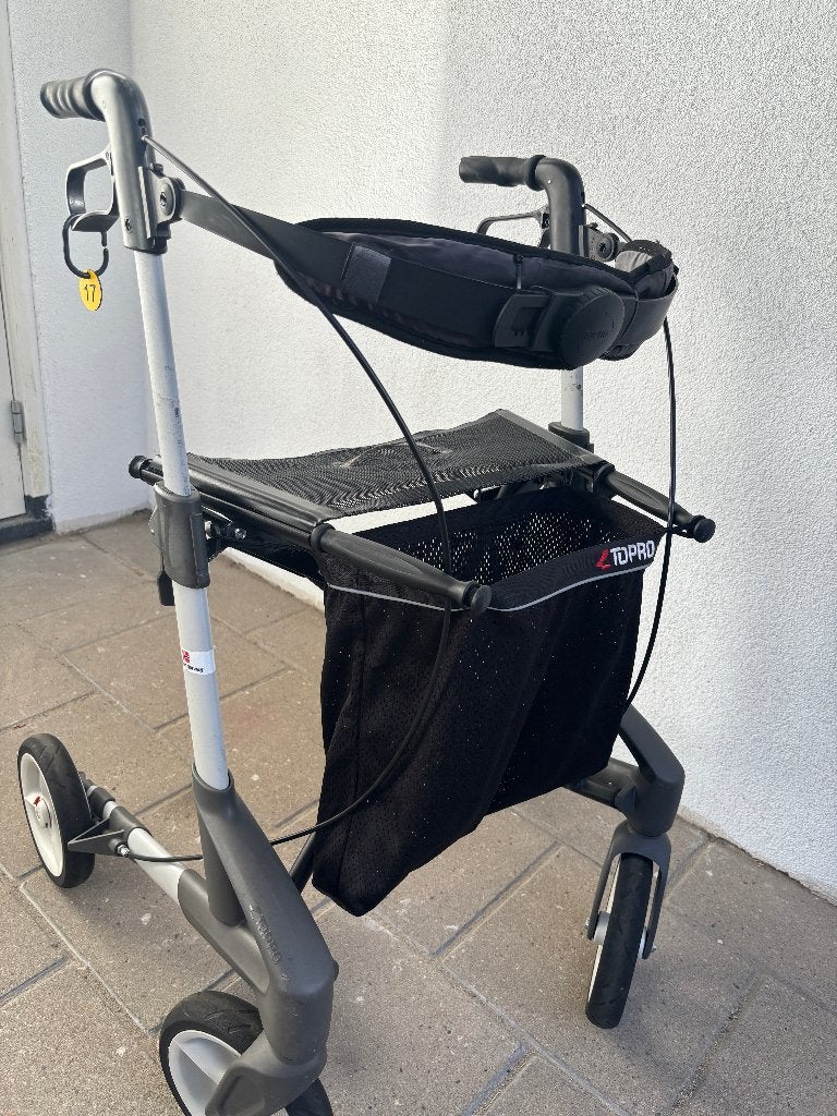 Nr 17... Topro original plus M rugleuning en tas + GARANTIE, Diversen, Ophalen, ., Zo goed als nieuw, Lichtgewicht