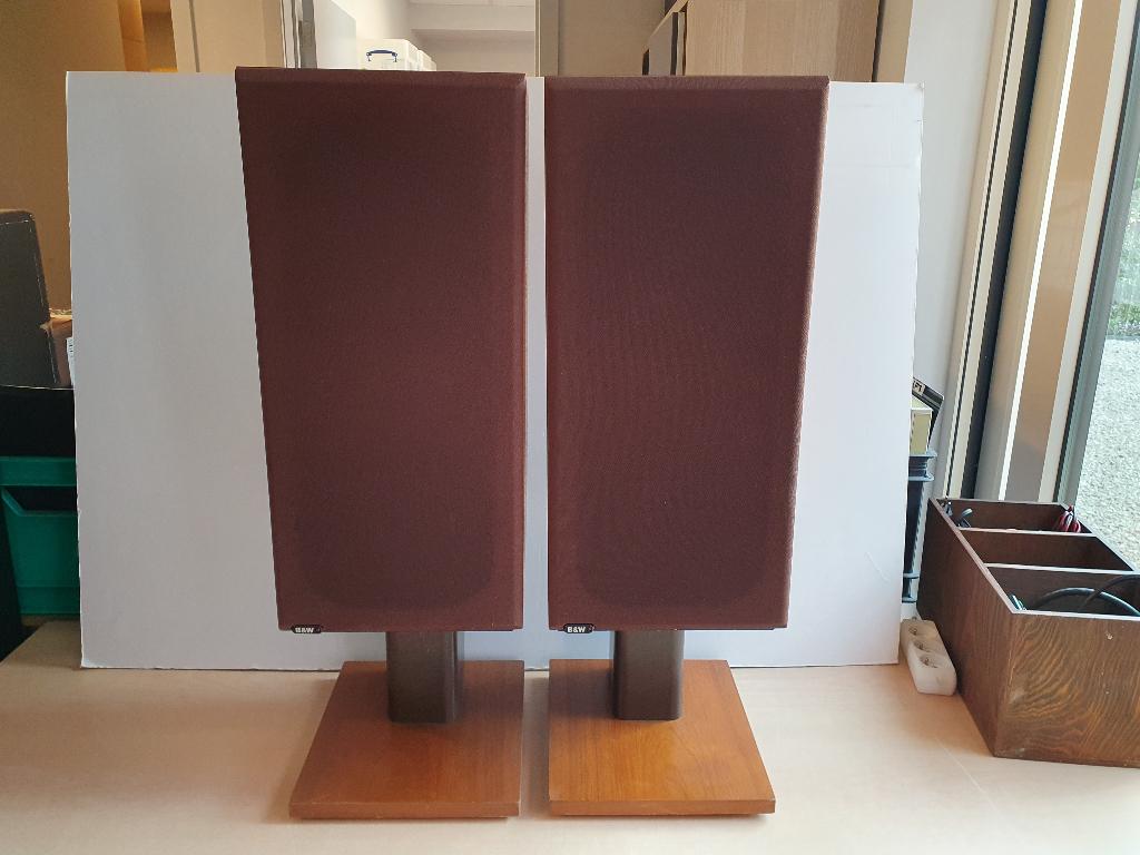 2 Luidsprekers B&W DM 1400, Ophalen, Gebruikt, 60 tot 120 watt, Bowers & Wilkins (B&W)